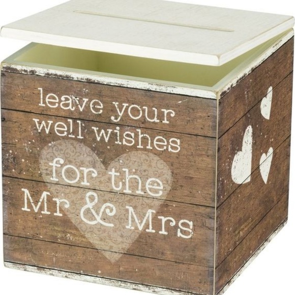 Card Box - Leave Your Well Wishes For The Mr & Mrs - Picture 2 of 2